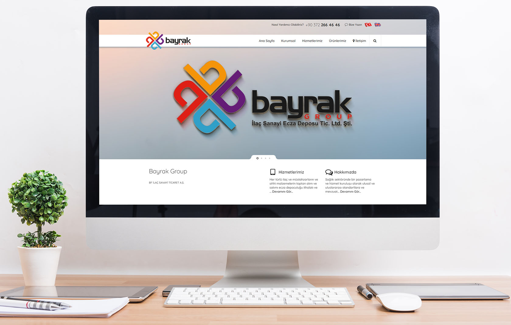 bayrak - Bayrak Grup Web Tasarım Çalışması