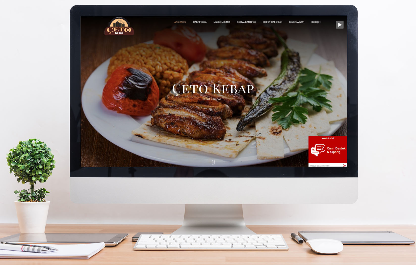 ceto - Çeto Kebap Web Tasarım Çalışması