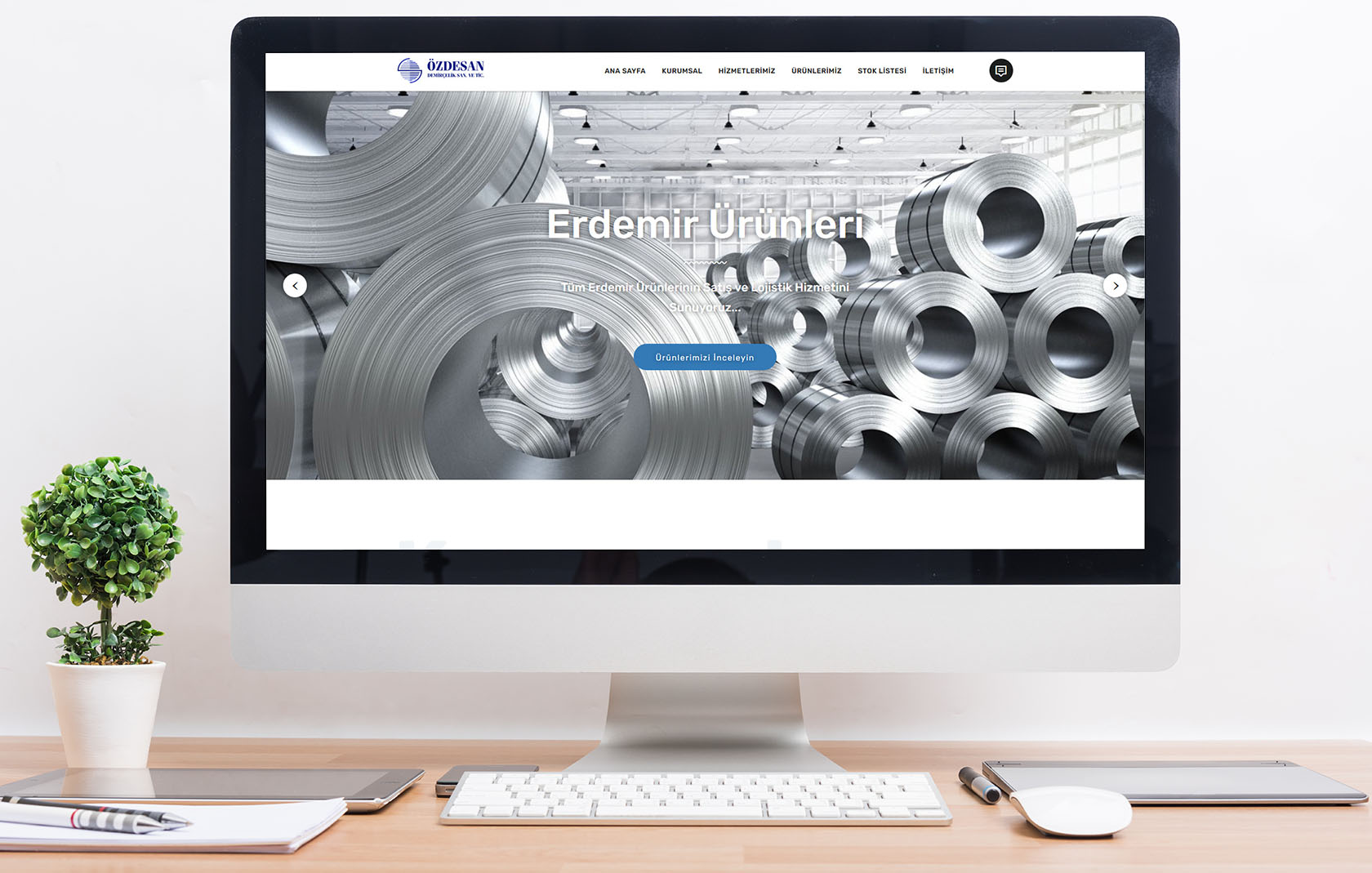 ozdesan - Özdesan Demirçelik Web Tasarım Çalışması